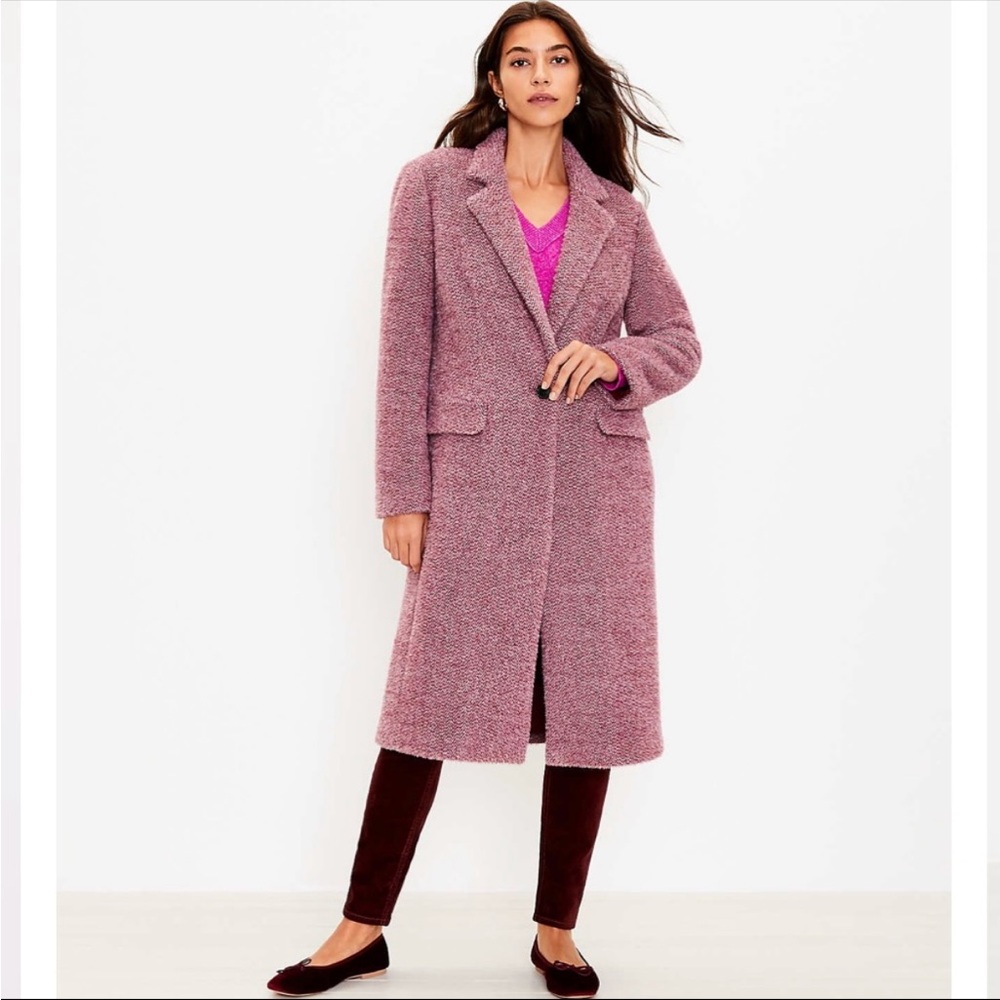 LOFT Herringbone Coat Jacket